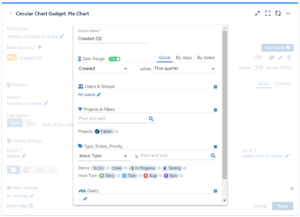 Custom Pie Chart report in Jira I Performance Objectives app