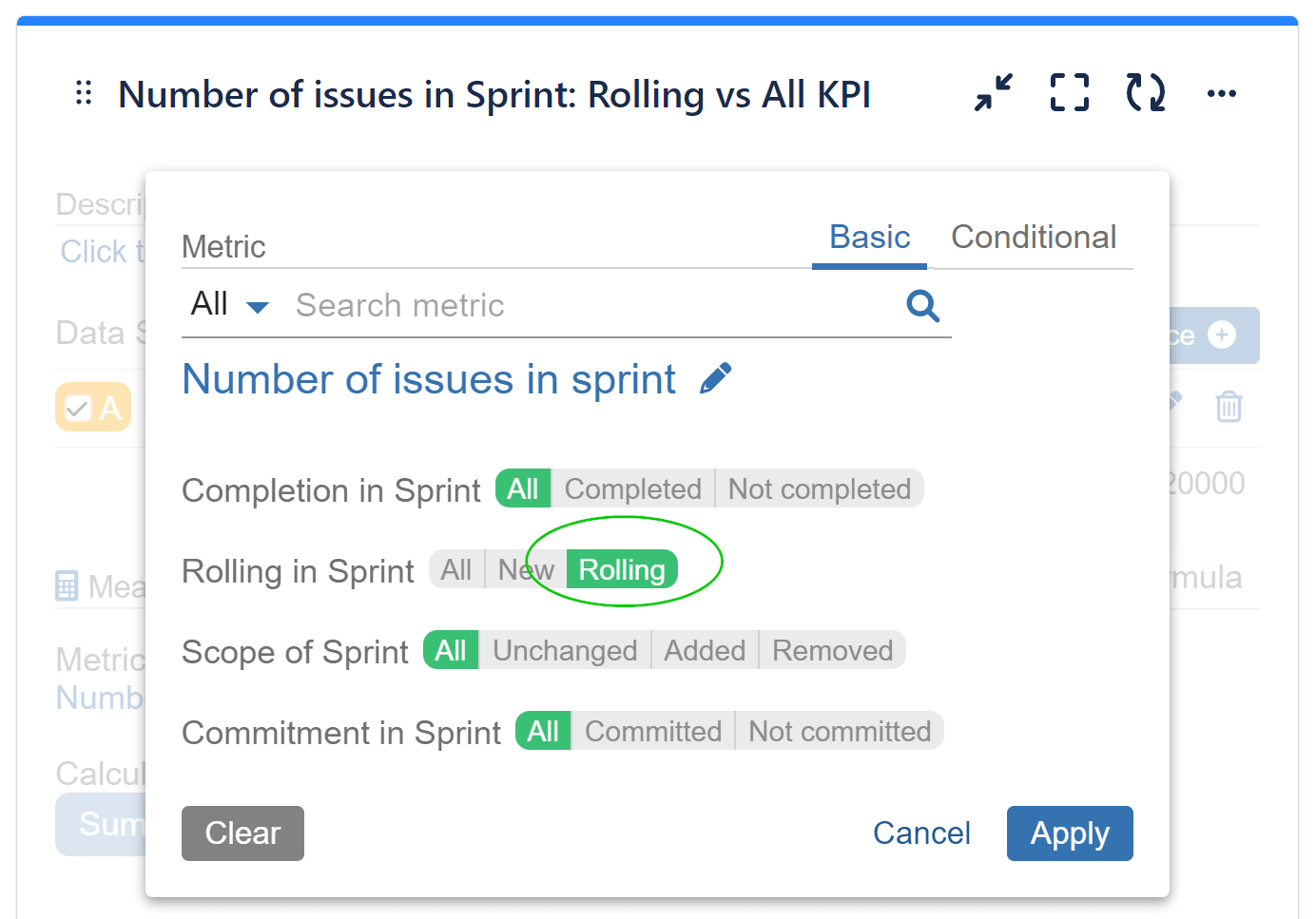 Rolling issues in sprint